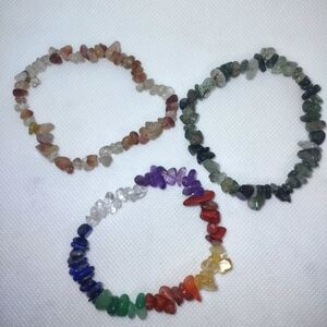 Crystal Chips Bracelets Lot